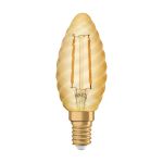 Ledvance Vintage 1906 LED E14 Bougie Dorée 2.5W 220lm - 824 Blanc Très Chaud | Équivalent 25W