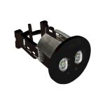 Ecolight Via Led Éclairage de secoursing montage encastré Noir 3.4W | 1H Test automatique 