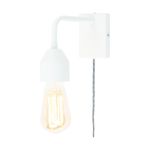 It's about RoMi Applique Murale Madrid Fer Blanc S | Convient pour 1x E27 