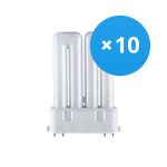 Lot 10x Osram Dulux F 24W 830 | Blanc Chaud - 4-Pins