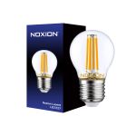 Noxion Lucent LED E27 Boule Filament Claire 4.5W 470lm - 827 Blanc Très Chaud | Équivalent 40W