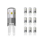 Lot 10x Noxion Bolt LED Capsule G9 1.9W 200lm - 827 Blanc Très Chaud | Équivalent 20W