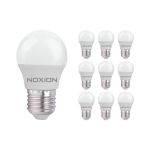 Lot 10x Noxion Lucent Classic LED E27 Boule Dépolie 2.5W 250lm - 827 Blanc Très Chaud | Équivalent 25W