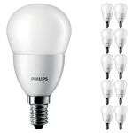 Lot 10x Philips Corepro LED Lustre E14 Boule Dépolie 2.8W 250lm - 827 Blanc Très Chaud | Équivalent 25W