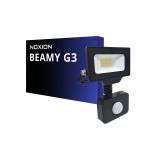 Noxion Projecteur LED Beamy G3 10W 1100lm 100D - 840 Blanc Froid | IP65 - Détecteur De Mouvement Et De Lumière - Symétrique
