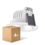 Lot 4x Ledvance LED  SPOT ADJUST Aluminium  8W 720lm 36D - 940 Blanc Froid | Diamètre 68mm - IP20 - Meilleur Rendu Des Couleurs -  Dimmable