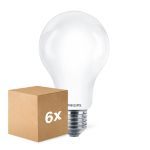 Lot 6x Philips Corepro LED Ampoule E27 Poire Dépolie 17.5W 2452lm - 840 Blanc Froid | Équivalent 150W