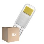 Lot 6x Osram LED Capsule G9 Claire 1.8W 200lm - 827 Blanc Très Chaud | Équivalent 20W