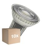 Lot 10x Ledvance LED PAR16 GU10 Réflecteur 8W 750lm 36D - 827 Blanc Très Chaud | Équivalent 80W