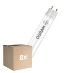 Lot 8x Osram Tube LED T8 (EM/Direct 230V) Standard Output 5.4W 650lm - 840 Blanc Froid | 44cm - Équivalent 15W