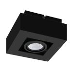 Eglo Plafond Spot Mendoza Acier Noir 4.7W 345lm - 830 Blanc Chaud | Dimmable - Convient pour GU10