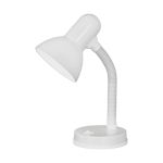Eglo Lampe De Chevet Basic Acier Blanc | IP20 - Convient pour 1x E27 