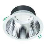 Philips Downlight LED Coreline DN142B Aluminium Blanc 19.2W 2300lm 60D - 830 Blanc Chaud | Diamètre 200mm - IP54 - UGR<19