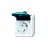 Busch-Jaeger Prise murale 1V IP44 Ocean