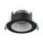 Noxion Spot LED Ares Profond Noir 6W 540lm 927-940 3CCT - avec Inner Cercle  Blanc | Diamètre 68mm
