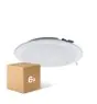 Lot 6x Downlight LED Pan 18W 1440lm 830 Blanc Chaud | 177mm - Diamètre 150mm