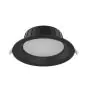 Noxion Downlight LED Hera Moyen Encastré Noir 21W 2400lm - 827-840 CCT | 226mm - Diamètre 200mm