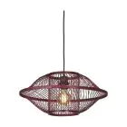 Good&Mojo Suspension Luminaire Maui Bambou Burgundy S | Convient pour 1x E27 