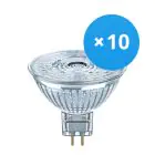 Lot 10x Ledvance Performance Spot LED Réflecteur GU5.3 MR16 5W 345lm 36D - 930 Blanc Chaud | Meilleur rendu des couleurs - Dimmable - Équivalent 35W