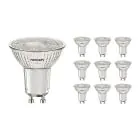 Lot 10x Noxion PerfectColor Spot LED GU10 PAR16 4W 345lm 36D - 940 Blanc Froid | Meilleur rendu des couleurs - Dimmable - Équivalent 50W