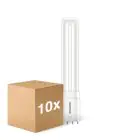 Lot 10x Philips Corepro PL-L LED 8W 960lm - 830 Blanc Chaud | 4-Pins - Équivalent 18W