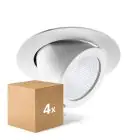 Lot 4x Noxion Downlight LED Forza Blanc 35W 3100lm 36D - 940 Blanc Froid | 168mm - Meilleur Rendu Des Couleurs