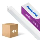 Lot 4x Philips Réglette LED Ledinaire BN021C 15W 1450lm - 830 Blanc Chaud | 90cm