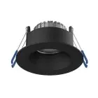 Noxion Spot LED Ares Profond ring Noir 6W 540lm 927-940 3CCT - avec Inner Cercle  Noir | Diamètre 68mm
