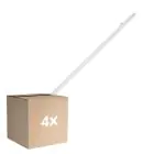 Lot 4x Ledvance Réglette LED Étanche Imperméable Eco Slim 36W 4320lm - 840 Blanc Froid | 120cm