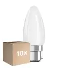 Lot 10x Ledvance Classic Performance LED Ampoule B22d Bougie Filament Dépolie 4.8W 470lm - 827 Blanc Très Chaud | Dimmable - Équivalent 40W