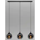 Eglo Suspension Luminaire Ariscani Acier Noir | Convient pour 3x E27