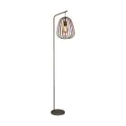 Eglo Lampadaires Salon Espinal Acier Bronze | IP20 - Convient pour 1x E27 