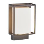 Nordlux Nestor Wandlamp Aluminium Zwart 8W 550lm - 827 Zeer Warm Wit