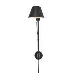 DFTP by Nordlux LED Wandlamp Stay Aluminium Zwart | Geschikt voor E27