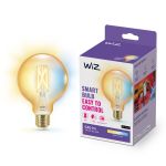 WiZ Smart LED E27 Globe G95 Filament Goud 7W 640lm | Beste Kleurweergave - Dimbaar - Vervangt 50W