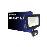 Noxion LED Breedstraler Beamy G3 30W 3300lm 110D - 840 Koel Wit | IP65 - Bewegings- En Lichtsensor - Symmetrisch