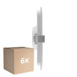 Voordeelpak 6x Ledvance LED Downlight Slim Vierkant SQ155 12W 1020lm 120D - 830 Warm Wit 