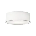 D'Lite Plafondlamp Lunelle 30cm Textiel Wit | Geschikt voor 2x E27 
