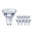 Voordeelpak 10x Philips Corepro LED Spot GU10 PAR16 3.5W 255lm 36D - 827 Zeer Warm Wit | Vervangt 35W